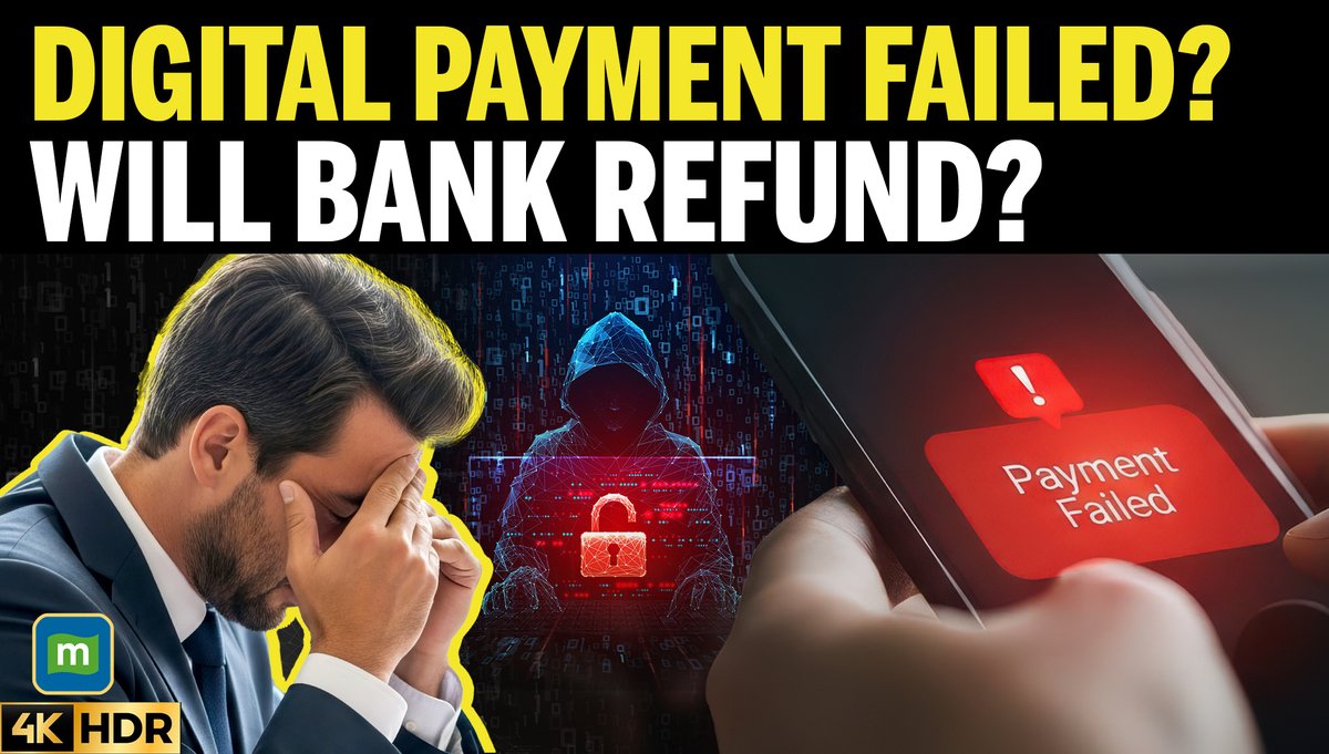 moneycontrolcom's tweet photo. #MCPersonalFinance | Digital Payment Gone Wrong?

Learn how RBI rules work, why timing matters, and what steps you should take to protect your money.

Watch  @PayalTS13 explaining  when banks are required to refund your money and when they may refuse⤵️
https://t.co/ONR0okxI6u

#Finances #DigitalPayment #RBI