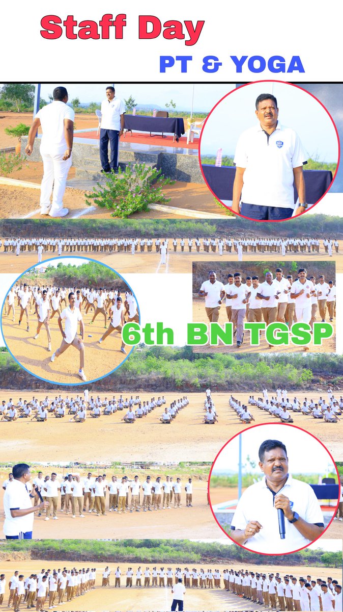 6thBnTSSP's tweet photo. Today Staff day Conducted the PT &amp; YOGA to the Police Personnel's of this unit. https://t.co/vH8Dwn9uO1