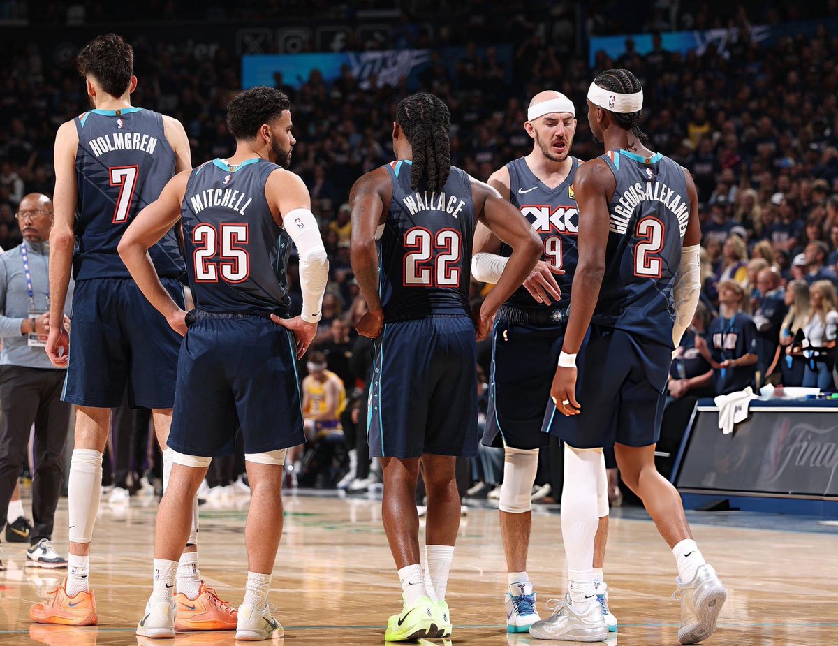 SkyedOKC's tweet photo. “no NBA champion has made it past the 2nd round since the 2019 Warriors”

we ain’t like other teams. https://t.co/tpcBYlduKa