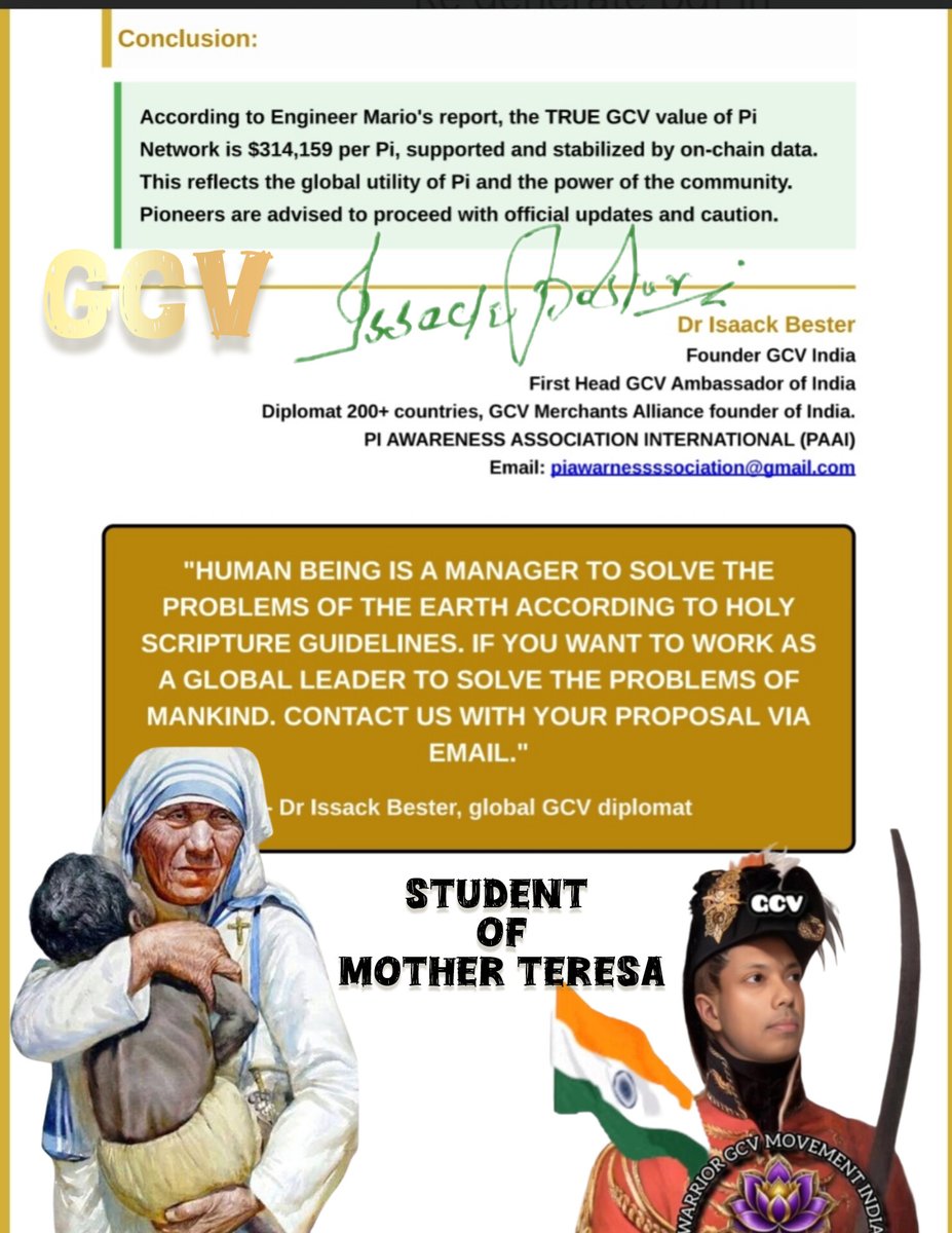GLOBAL GCV COMMUNITY(DIPLOMAT) ALLIANCE PARTNER tweet media