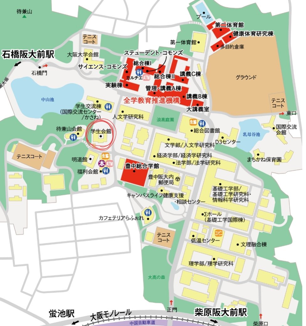 oumc_2026's tweet photo. 貼り忘れてた地図です！ https://t.co/YmVsEDQLzX