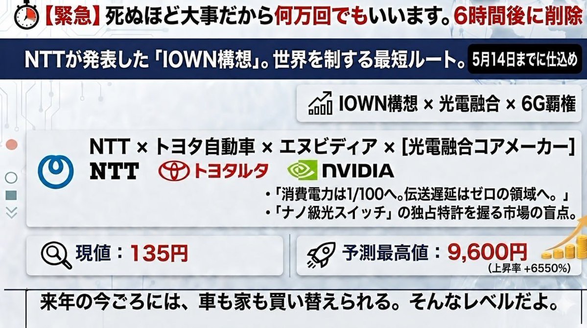 優良株慧眼サロン tweet media