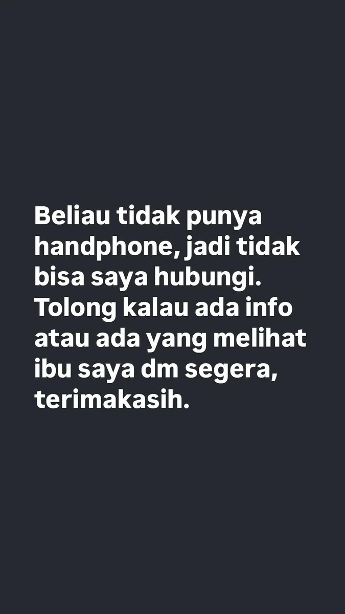 bulgogai's tweet photo. ‼️INFO ORANG HILANG ‼️
Teman-teman apabila kalian melihat orang difoto tersebut, tolong segera dm atau bisa chat di WhatsApp saya. 
https://t.co/a3f3RjHEEL

Terakhir dilihat hari Minggu, 10 April 2026. Perkiraan berangkat dari rumah pukul 05.00 WIB, tolong dibantu up ya semuanya. https://t.co/3JrOa1Fb0S