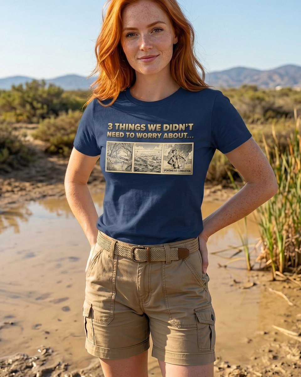 nerdchicboutiqu's tweet photo. Happy National Limerick Day. In honor of Edward Lear, we wrote one for the shirt about quicksand, the Bermuda Triangle, and spontaneous combustion. 

https://t.co/4rQucDlizU

#humor #NationalLimerickDay #Limerick #RetroHumor #QuickSand #BermudaTriangle https://t.co/o8ogWfik9h
