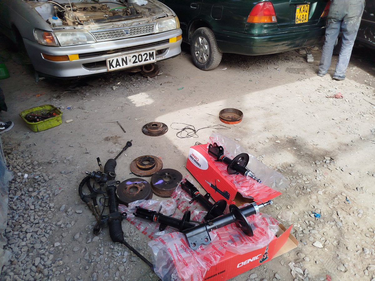 KibranAuto's tweet photo. Welcome to our garage for:

▪️Panel beating
▪️Spray painting
▪️Interior works
▪️Mechanical works
▪️Computerised diagnosis 
▪️Buffing
▪️Electrical works
▪️ Transmission maintenance 
▪️ Service 

📍 Utawala near SDA Church off Utawala-Githunguri Road. 0112 115 464, 0113 109 153. https://t.co/0Jq8IXE6X6