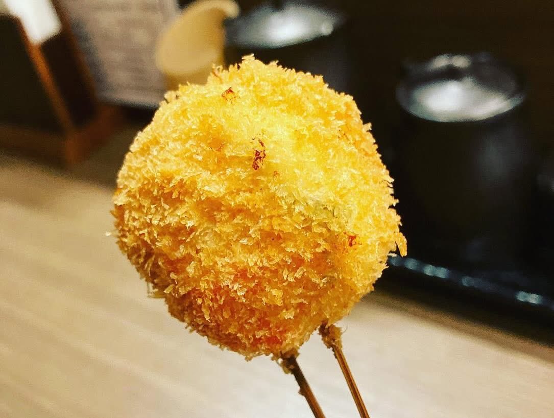 kushiage_hide's tweet photo. 〜本日のおすすめ〜
人気の『明太子』が数量限定で復活です‼️
季節限定の『みょうが』もご好評いただいております✨
ご来店をお待ちしております😊 https://t.co/9BhXeKvc2j