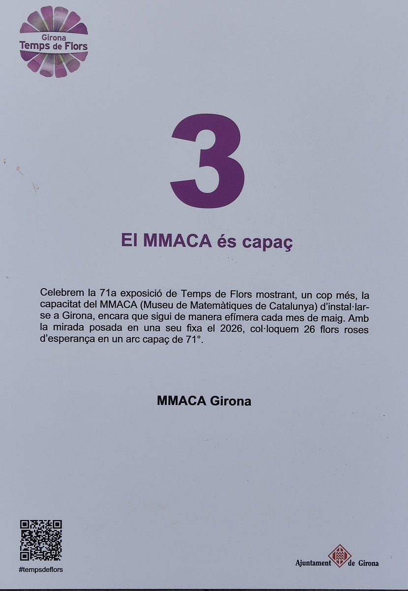 Museu de Matemàtiques de Catalunya - MMACA tweet media