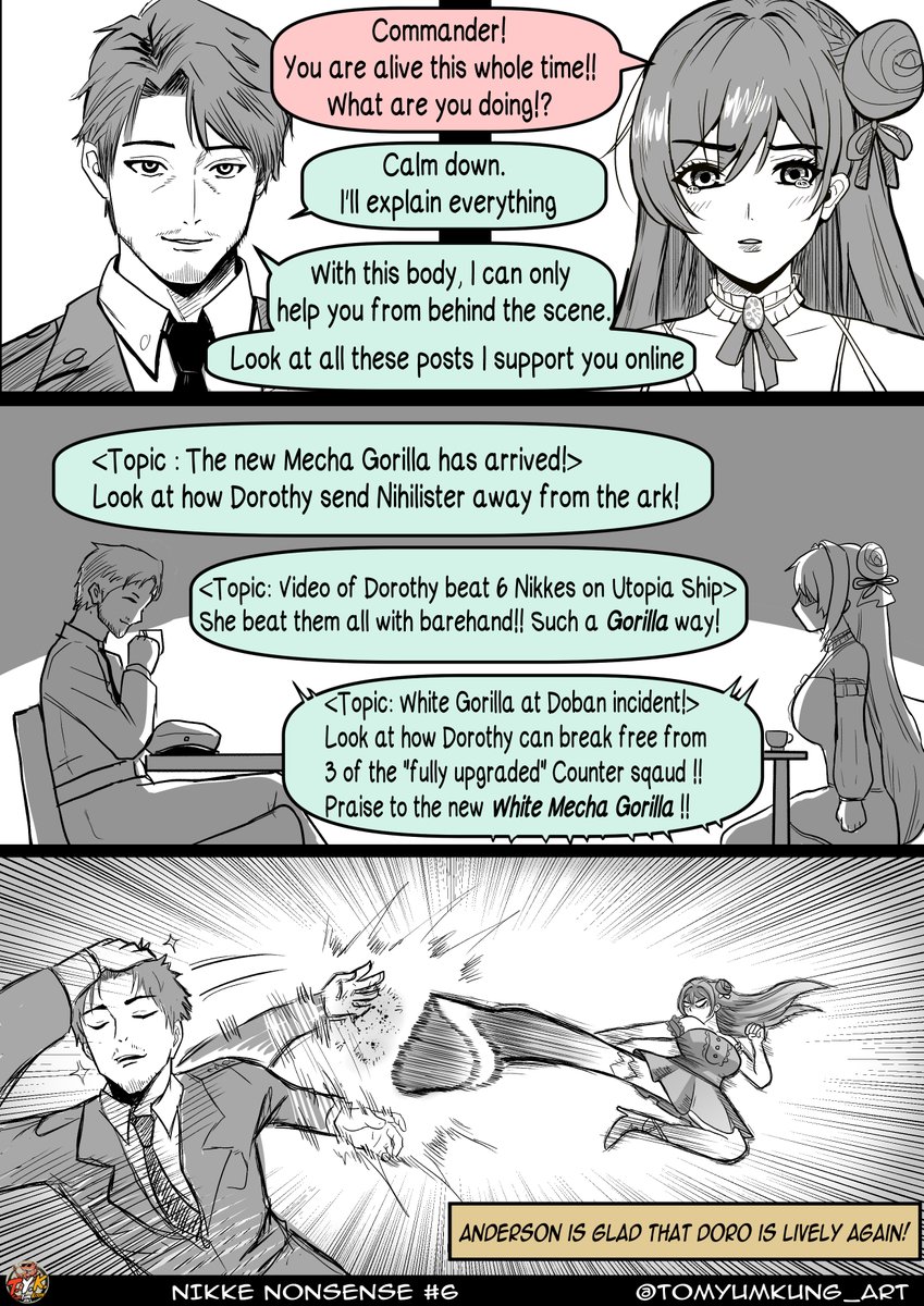 TomYumKung_Art's tweet photo. Good bye Andersen - bonus panel in comment

[NIKKE_NONSENSE # 6] 
 #NIKKE #ニケ #Nikke_nonsense https://t.co/vIQ2k5U64P