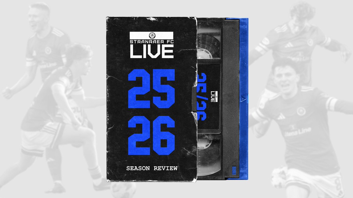 StranraerFC's tweet photo. Relive every twist and turn of a captivating campaign with our 2025/26 Season Review 📼

Hosted by Laurence & Brian and spanning 200+ minutes, this archive edition features:

⚽️ every goal
🗣️ exclusive interviews
🎥 unseen footage

Thursday, 7am 👇

⚓ https://t.co/hFx9Sp9Yy7