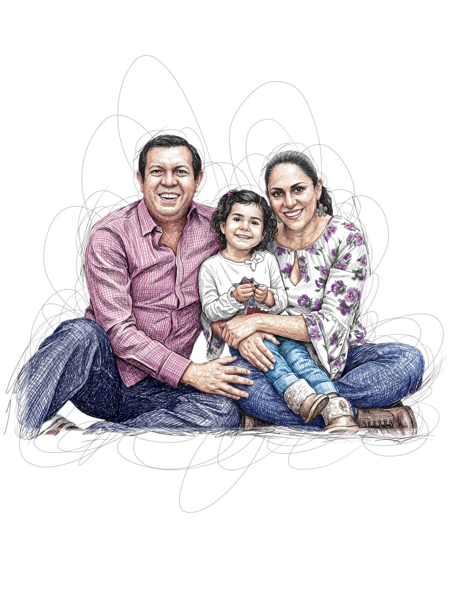 Motivassiii's tweet photo. Custom Family Art Portrait

#art #scribble #scribbleart #fiverr #gigs #portrait #ilustration #artsy #artdaily #arte #gift #birthday #sketch #abstract #nft #gallery #galleryart #picture #vgen https://t.co/5hGcpVHMqr