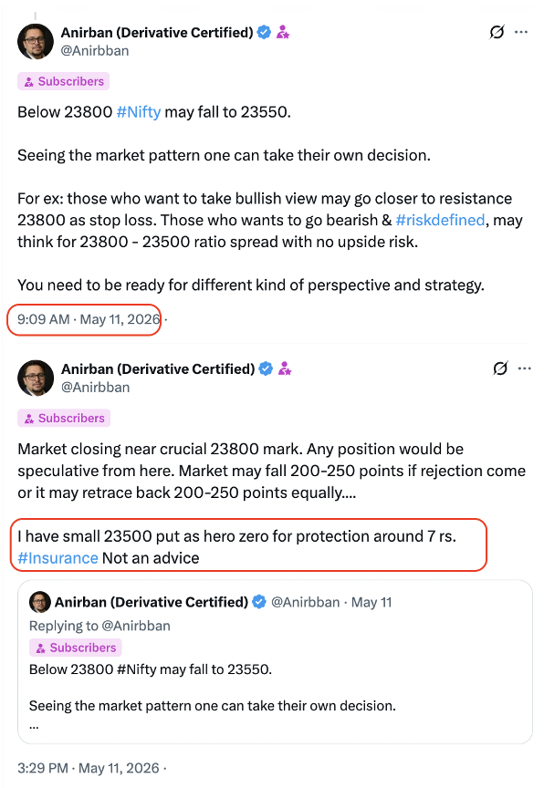 Anirbban's tweet photo. #DataReading #XSub 🔥
▪️Earlier also there are only 7% winner in #FinTwit. Post all changes the number will remain same imo. Because its all about skill & knowledge.
People loose lakhs & crores in course, workshop, tips & overtrading.... Because hardly true traders are in SM https://t.co/MqTZZgc1H1