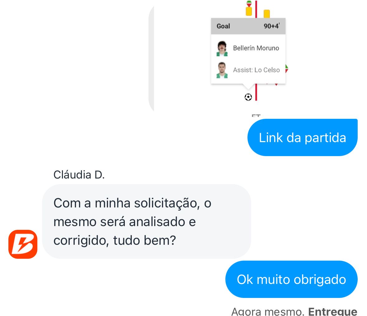 deysstt's tweet photo. @Betano_BR Pq motivos não pagaram minha bet assist Lo Celso (sub Fornals), sendo que está computada pela opta, sua fornecedora de scouts. Fui chat diversas vezes e sempre dão a mesma resposta falando que vai corrigir 

@TheSmartBettor @md__tips @MTips01 @Hydtip_ @nuncafoisorte_ https://t.co/L6jO1W9rHC