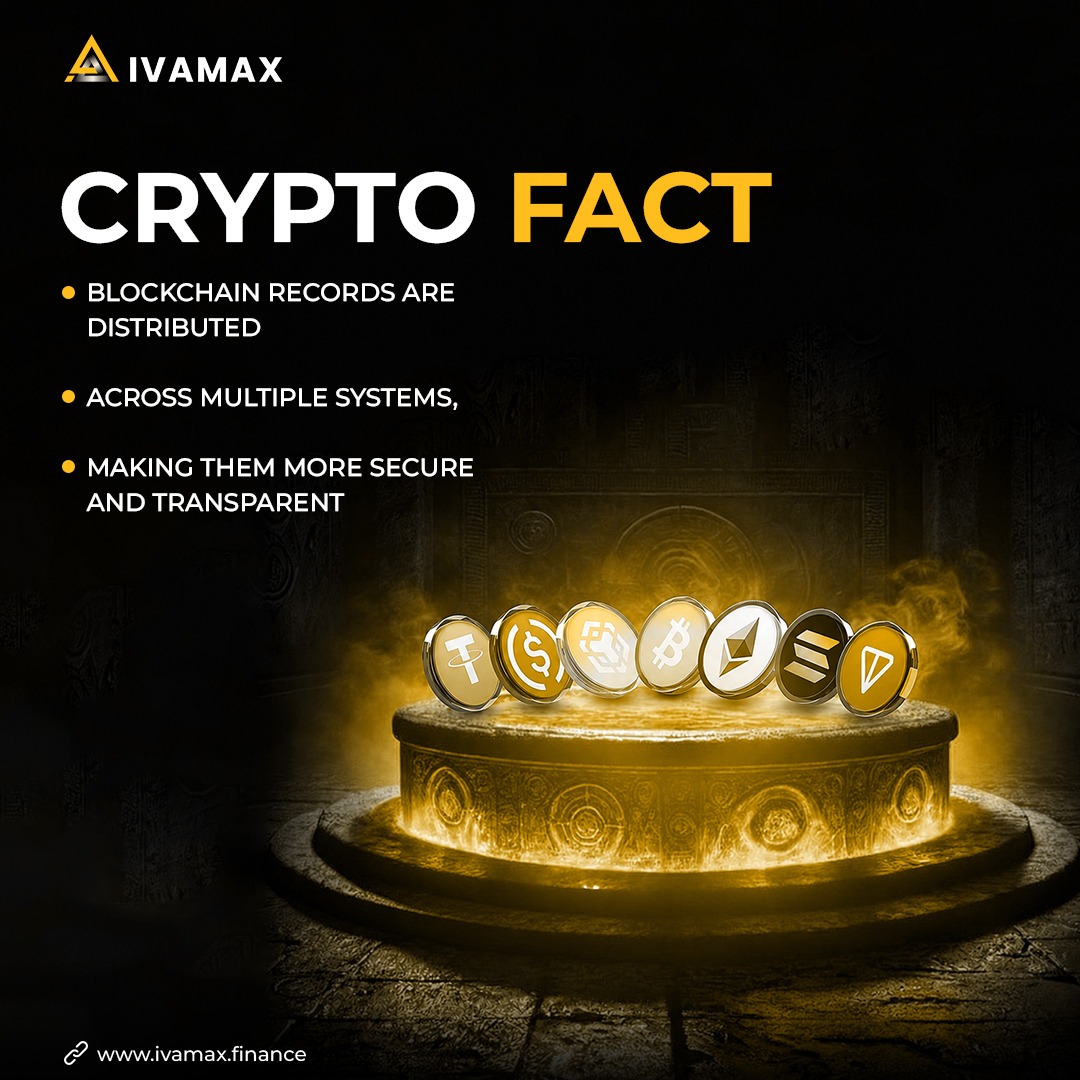 IVAMAXLIVE's tweet photo. Crypto Fact

Blockchain records are distributed
across multiple systems,
making them more secure and transparent.

👉 https://t.co/uBANfTNfuN

#CryptoFacts #Blockchain #IVAMAX #SecureTechnology #Web3 #FutureOfInternet #Community #Ecosystem https://t.co/aMz3UxeG65