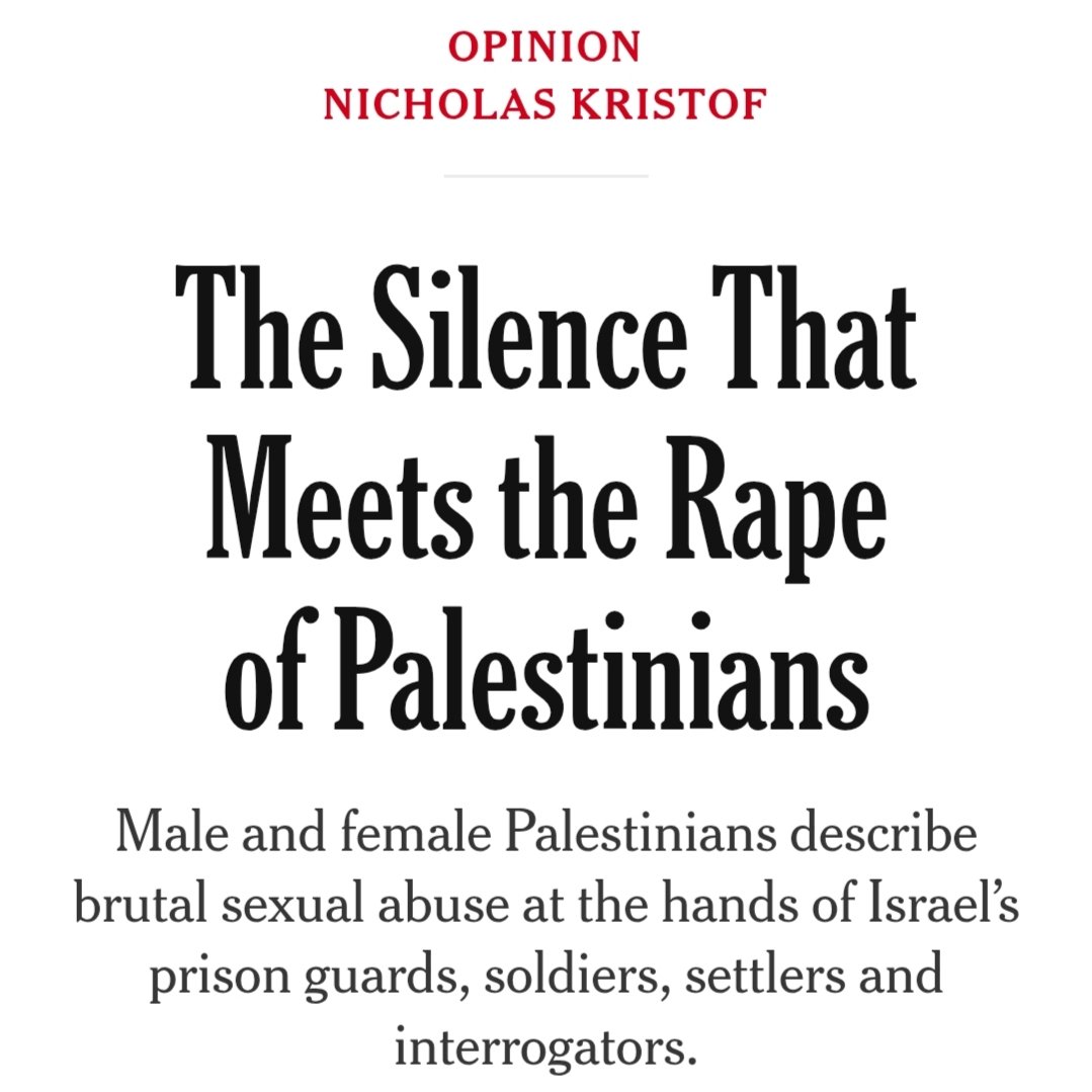 Οι New York Times αποκαλύπτουν τρομακτικές λεπτομέρειες για τον συστηματικό βιασμό Παλαιστινίων κρατουμένων. Η έκθεση βασίζεται σε ευρήματα του ΟΗΕ που περιγράφουν τη σεξουαλική βία ως μέρος των «τυποποιημένων διαδικασιών λειτουργίας» του Ισραήλ, μαζί με