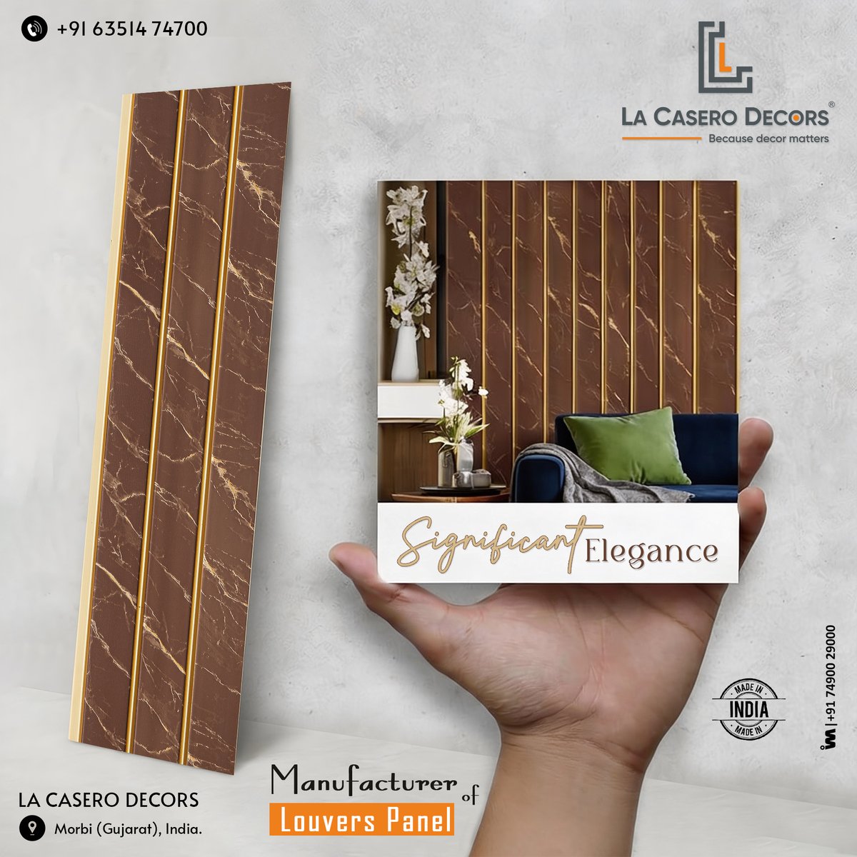 ibais_wooden's tweet photo. LA CASERO DECORS (MORBI)

For enquiry via WhatsApp click:  https://t.co/VE3DzmIwoz

Mr. Jill Bhalodiya: 6351474700
#LouversPanel #walllouvers #walldecor #WallPanels #LouversManufacturer #InteriorDesignIndia #MadeInIndia #HomeDecor #ModernInteriors #LuxuryLiving
.
@ibais_wooden https://t.co/Hr8XjC1jl2