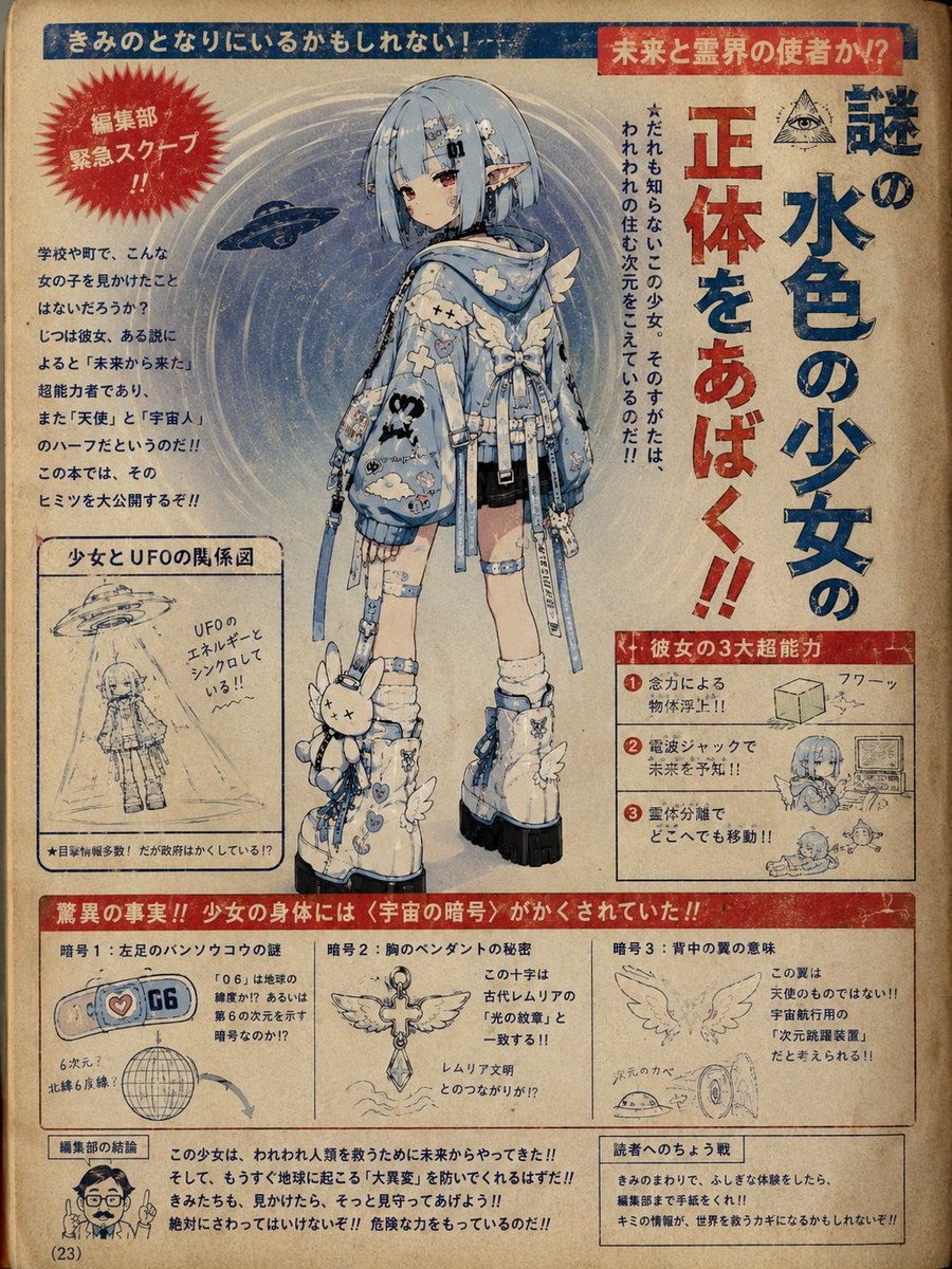 1970s Occult Children's Book Page