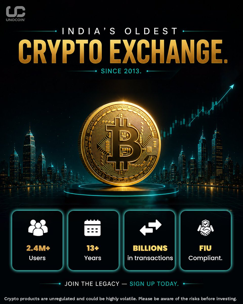 Unocoin: India’s Bitcoin & Crypto Exchange tweet media