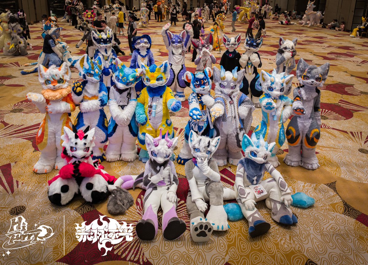 TAS兽化工作室Hifurry大合照！快来找找有没有你！ TAS animalization studio Hifurry group ...