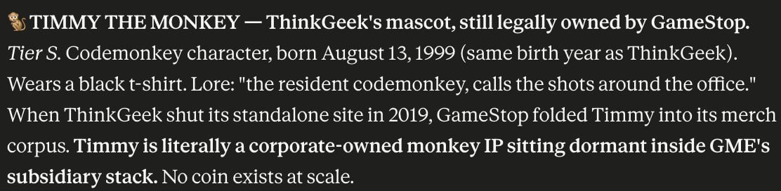 TIMMY THE MONKEY tweet media