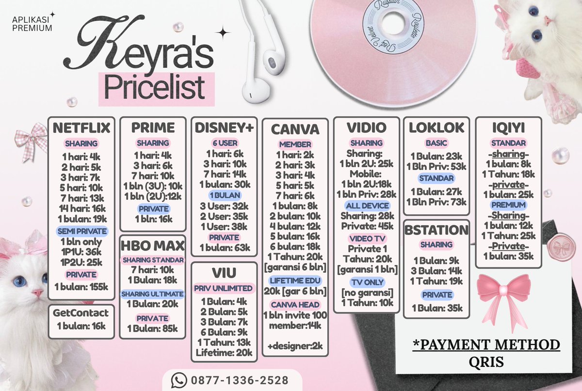 Keyra_antonella's tweet photo. 📌🌷 PRICELIST— https://t.co/FPjaeLyRlB