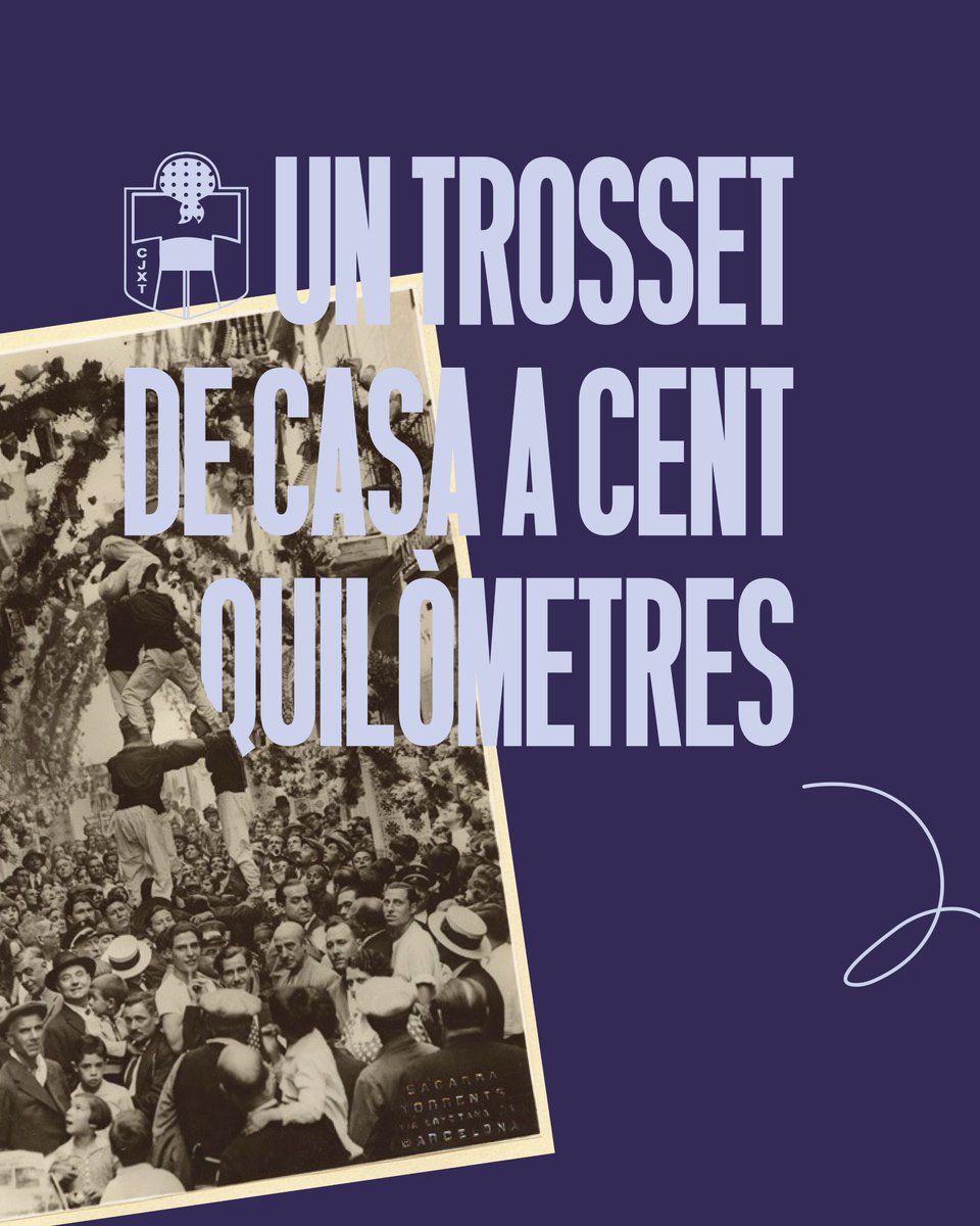 JoveDeTarragona's tweet photo. 📢 Aquest diumenge tornem a actuar a Gràcia, un lloc on, tot i ser lluny de Tarragona, ens trobem molt a gust. És una vila amb un gran sentit de pertinença, un teixit associatiu, cultural i popular forts i, sobretot, amb molta història castellera.

Per això, aquest cap de setmana, #FemElPas per posar el nostre granet de sorra en una de les places amb més trajectòria lluny de la zona tradicional. Perquè Gràcia, d’alguna manera, és un trosset de casa a cent quilòmetres. Vols saber per què? 👇​

#castells