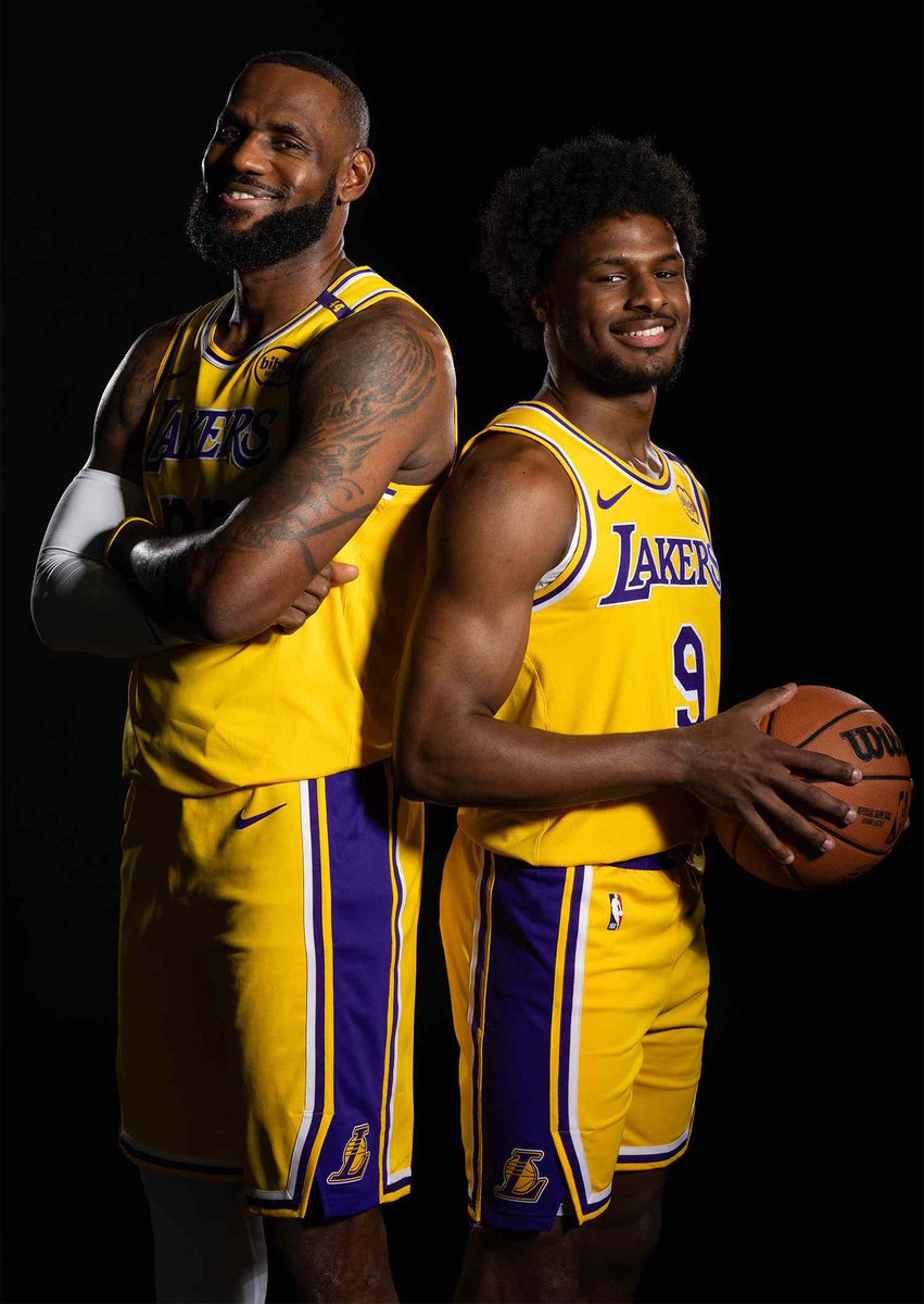 LeBron and Bronny made NBA history tonight.

First Father-Son duo to get swept.