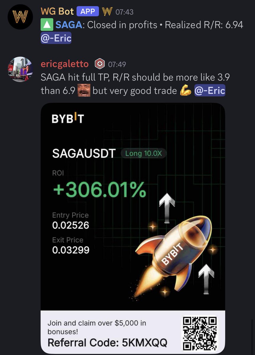 EricTrader10728's tweet photo. $SAGA — caught a clean trade in @WealthGroup, closing it after a ~31% move and a total of 3.9R secured 💪

It’s never too late to join the best crypto community 🤝

https://t.co/pOHjP7mjdH https://t.co/lLSU6vaOvZ