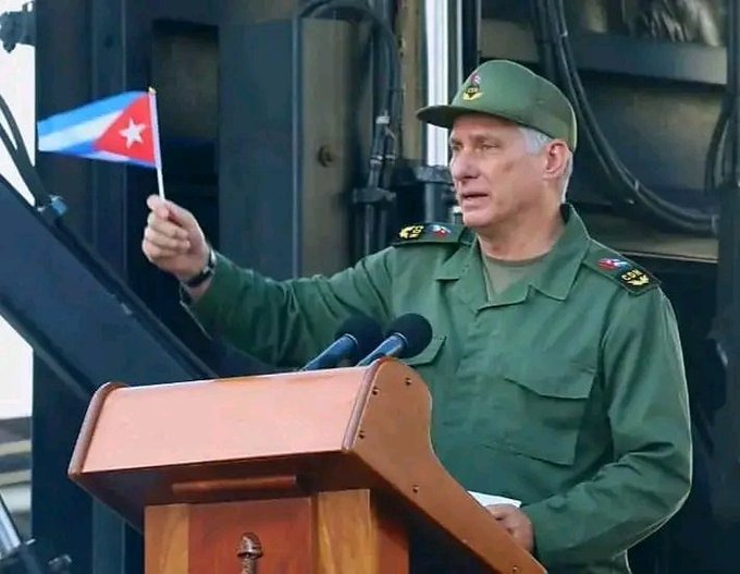 MinagDel's tweet photo. Reafirmo las palabras de @DiazCanelB : "Si llegáramos a ser agredidos, pelearíamos con fiereza idéntica a la que nos legaron varias generaciones de bravos combatientes cubanos desde las guerras por la independencia en el siglo XIX...#Cuba 
✍️@MMarreroCruz https://t.co/MSMwhRj5WX