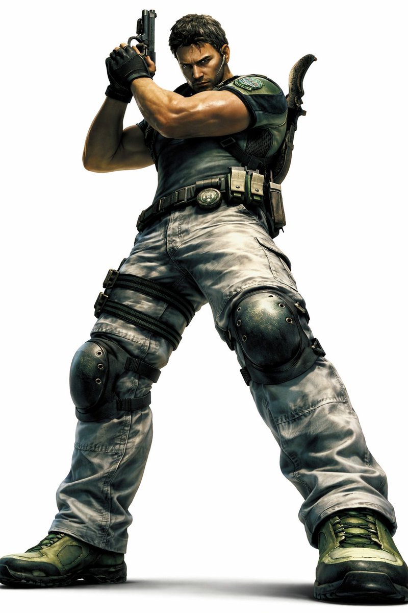catcovers2020's tweet photo. Chris redfield 💋 https://t.co/mZ34fyBN9I
