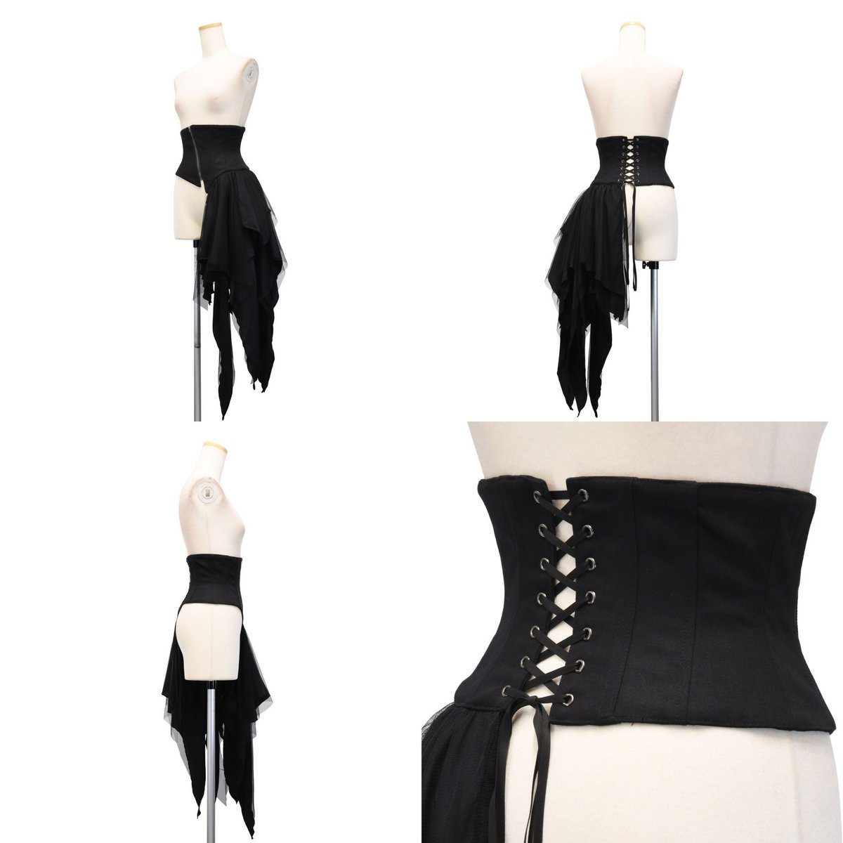 ATELIERPIERROT2's tweet photo. ✧• ──✨ご予約受付中✨ ─── •✧

【sheglit】
"Liberated"チュールコルセット
¥24,200(税込)

6/5(金)に先行発売するコルセットの予約を受付中です🖤

“Restraint”では身頃にレザーと編み上げを取り入れることで、引き締められた構造的な印象を強調しているのに対し、本作ではそのディテールをあえて削ぎ落とし、よりシンプルで柔らかな佇まいへと仕上げています✨

身体に沿う立体的なシルエットはそのままに、
ハードな要素を抑えることで落ち着いたモード感と軽やかさを両立しています。

イベント詳細はこちらhttps://t.co/4ip6dEY8Qt

#アトリエピエロラフォーレ原宿本店
☎︎03-3475-0463
