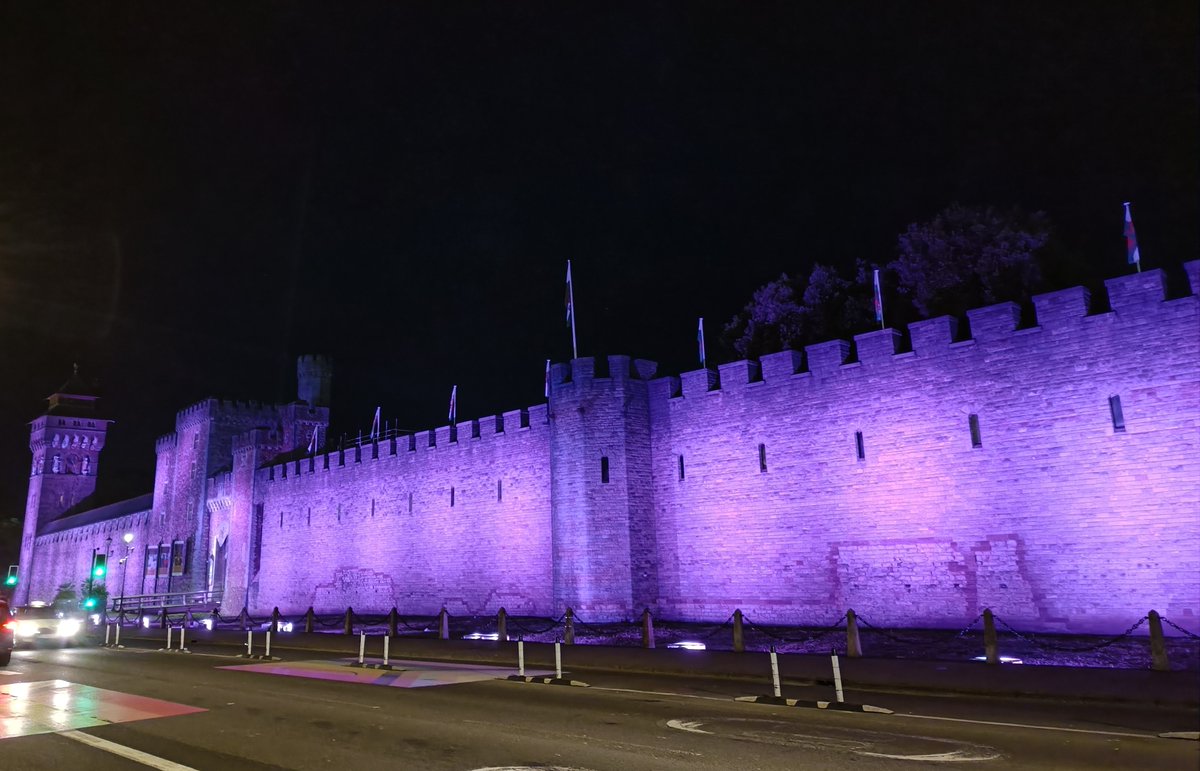 cardiffcouncil's tweet photo. Tonight, Cardiff Castle shines bright purple to #LightUpForFibro, helping to raise awareness of fibromyalgia, an invisible and debilitating chronic condition. ๐
Learn more: https://t.co/QfieYXl2iO
@fmauk https://t.co/33OTmpK9fK