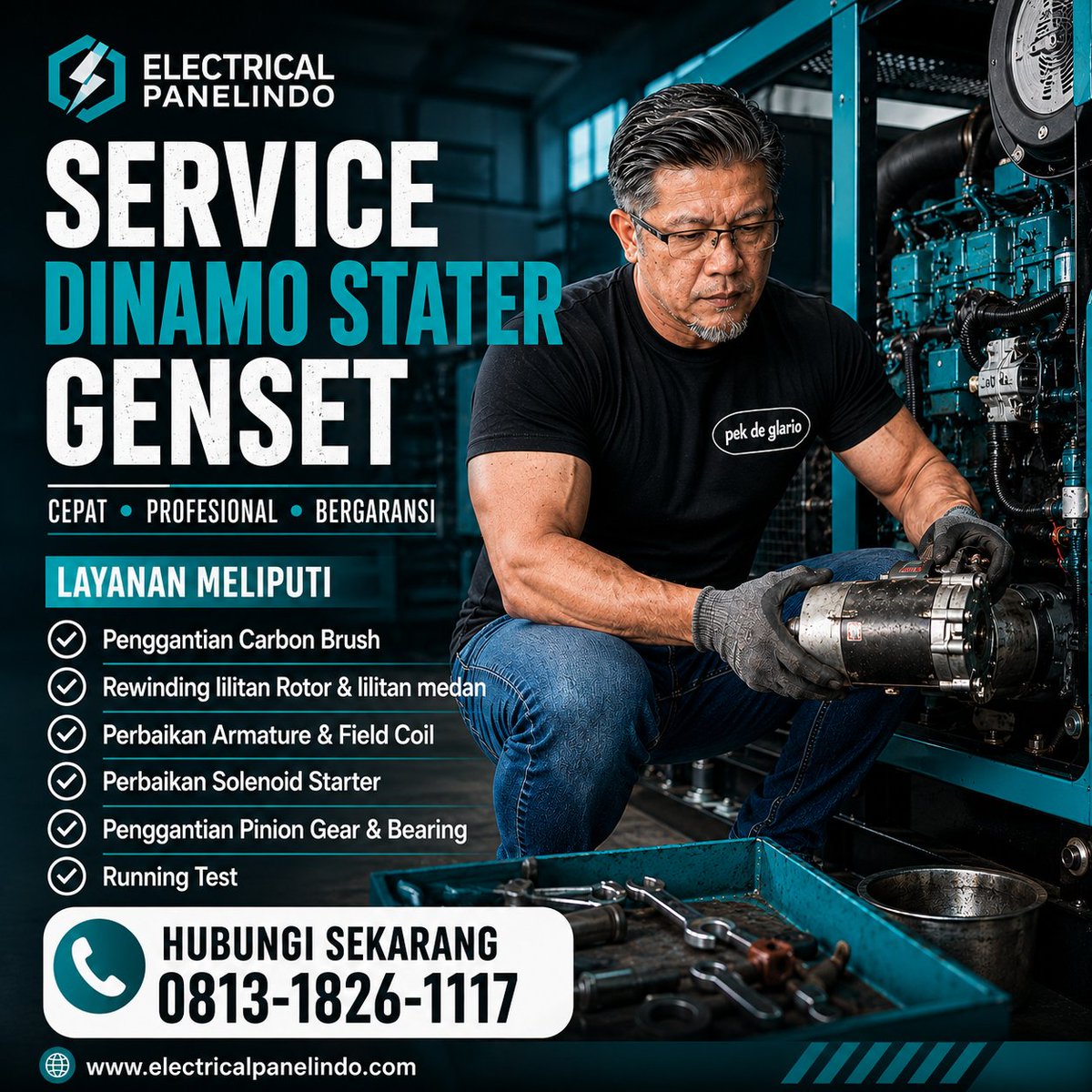 EPanelindo's tweet photo. SERVICE DINAMO STATER GENSET
https://t.co/P3tRzduTJI https://t.co/KKmIAGB9r4