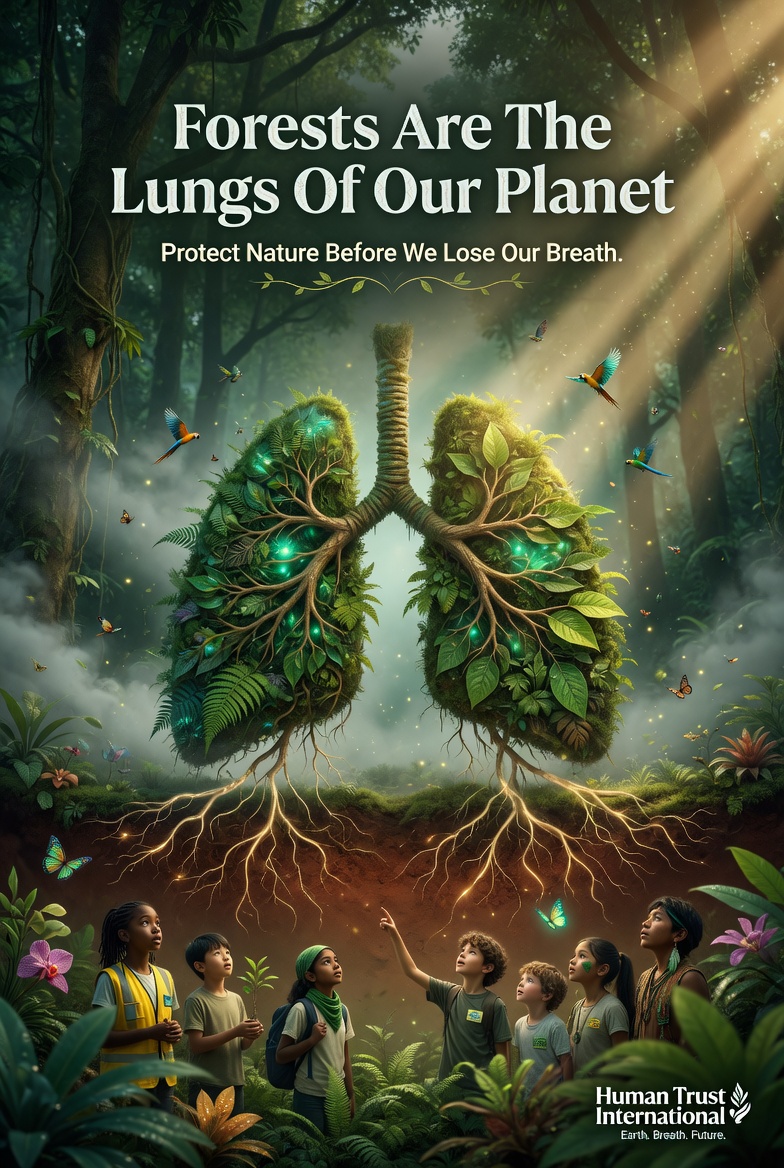 humantrustint's tweet photo. 🌿 Every forest is a living breath for humanity.
When trees disappear, clean air, wildlife, and our future disappear with them.
Forests are not just nature — they are life support systems for our planet. 🌍

— Human Trust International

#HumanTrustInternational #SaveForests https://t.co/17EissquuT