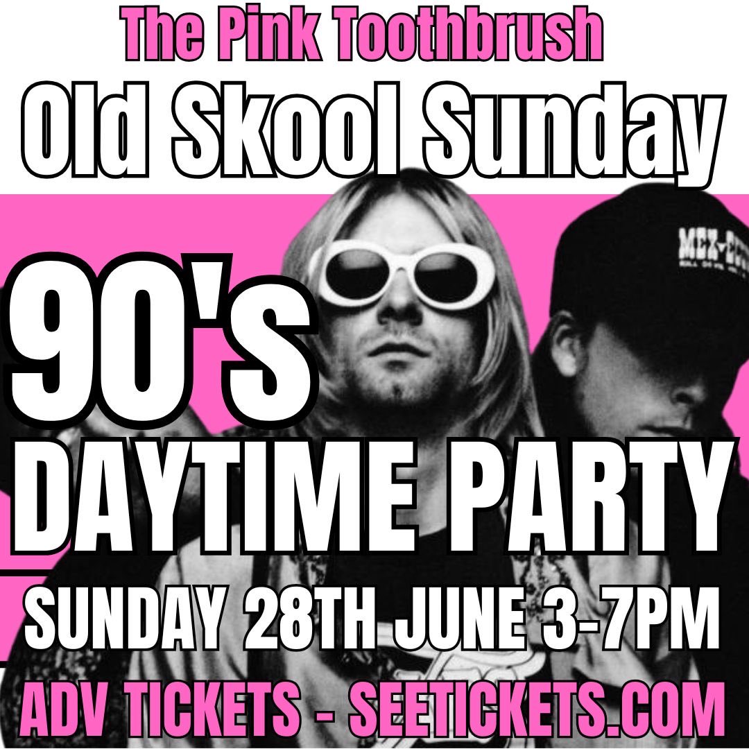 PinkToothbrush_'s tweet photo. TICKETS ON SALE NOW!!
90s Old Skool Indie Alternative Day Party @ The Pink Toothbrush 
Sunday, June 28th, 3PM–7pm

https://t.co/XAbPj0isPL

#PinkToothbrush #90sIndieParty #OldSkoolDayParty #ToothbrushLegends #IndieDisco see you on the dancefloor https://t.co/Sg7QdhurV4