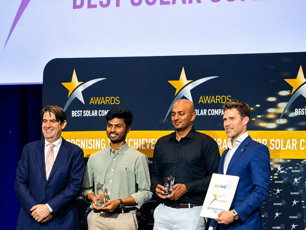 RegenPower2003's tweet photo. 🏆🏆 IT’S OFFICIAL!

We took the stage at the Smart Energy Conference and came home with TWO SunWiz Awards:

#1 Most Popular Solar Retailer - WA 🥇
#2 Most Popular Solar Retailer - Australia 🥈

To every customer and every team member who made this possible — thank you. 🙏 https://t.co/A1BPEleCyO