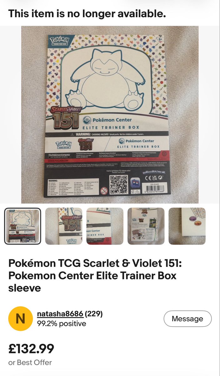Since when has Pokmon 151 become so popular that even the ETB sleeve sells  for more than 100 quid?