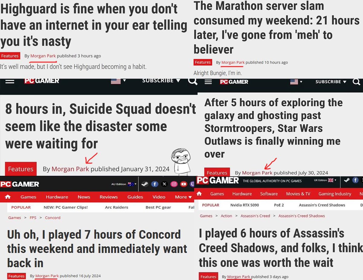 StyxWhite's tweet photo. @Howlingmutant0 It's because they didn't put this idiot to review it https://t.co/nvRSZEXynB