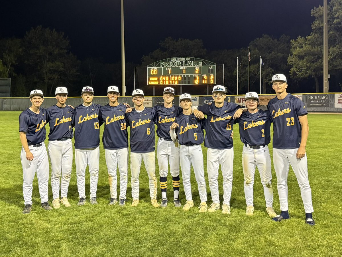 Prior Lake Baseball tweet media