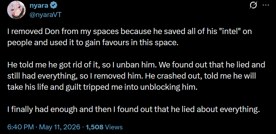 OtakuEspiritu's tweet photo. Remember when Don claimed he never made the server, but was given owner, then also claimed he deleted that server!

But never did....

Funny been the whole story is he is a massive liar, and attacked people based on lies and gaslighting.

Absolute cinema! https://t.co/GOYbhk27je
