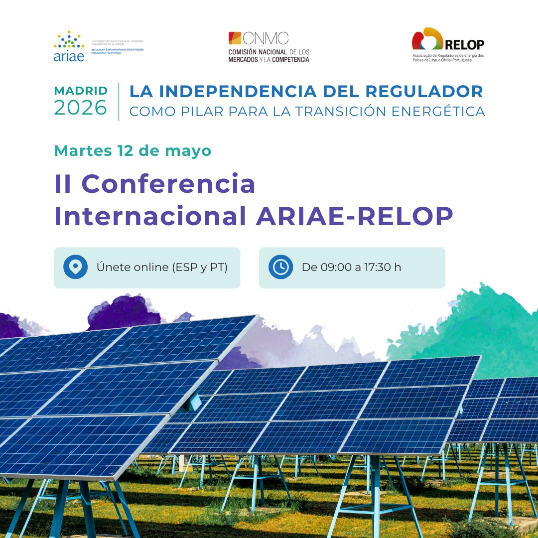 ARIAE Reguladores Energéticos en Iberoamérica tweet media