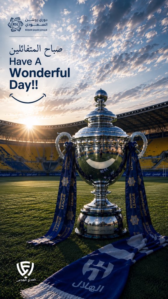 zr5557's tweet photo. 🔴🔥

 صباح التفاؤل 

صباح. الفرح لكل الهلاليين.. 💙☀️
الجو رايق، والبال ما فيه إلا "الهلال".
موعدنا الليلة لنرسم الفرح ونكمل المشوار.. بالتوفيق للزعيم وبإذن الله ليلة زرقاء. 🏆
#الهلال #صباح_الهلال https://t.co/q0t27WZimg