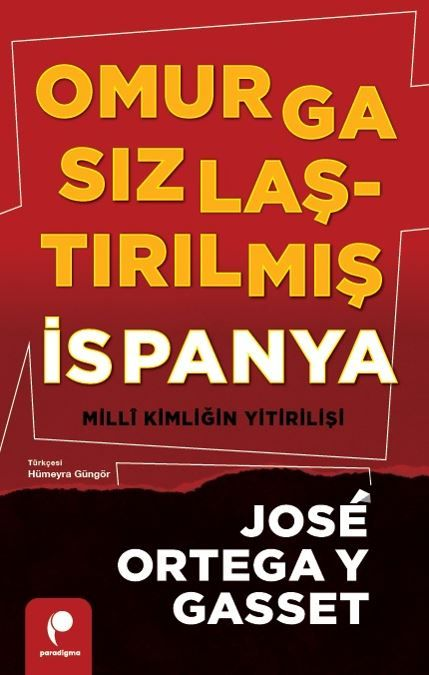 ApostrofKitap's tweet photo. José Ortega y Gasset, İspanya’da aşırı bireyciliğin nasıl anarşiye dönüştüğü ve bunun yalnızca bireyler nezdinde değil, toplumsal gruplar arasında da kendini gösterdiğini anlatıyor. “Her grup kendi içinde izole bir şekilde yaşıyor... İspanya bugün bir ulustan çok, birbirinden izole bölümlerden oluşan bir yapıdır.” İspanyol özerk bölgeciliği başta olmak üzere tartışmalı meseleleri ele alan Gasset, bu çözümlemeleri ulusallığın genel sorunlarına bağlar. Omurgasızlaştırılmış İspanya: Millî Kimliğin Yitirilişi kitabının değeri büyük ölçüde bu geniş tarihsel bakış açısından kaynaklanır; İspanya'nın ya��adığı krizleri doğrudan açıklamak amacıyla kaleme alınmamış olması, onu paradoks biçimde o krizlerin en sağlam çözümlemelerinden biri hâline getirir. Hümeyra Güngör'ün çevirisiyle @ParadigmaYay'dan çıkıyor.