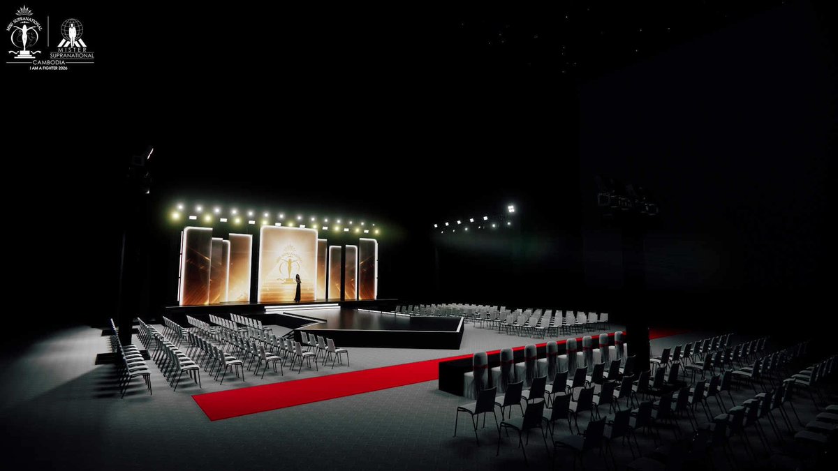 RakVirak91723's tweet photo. This is the official stage for final competition of Miss & Mister Supranational Cambodia 2026 that held on may 15th 2026 at Aeons 2 Mall ð°ðð°ðð°ð #cqmbodia #supranationalcambodia2026 #finalcompetition https://t.co/Rjkn60YgLX