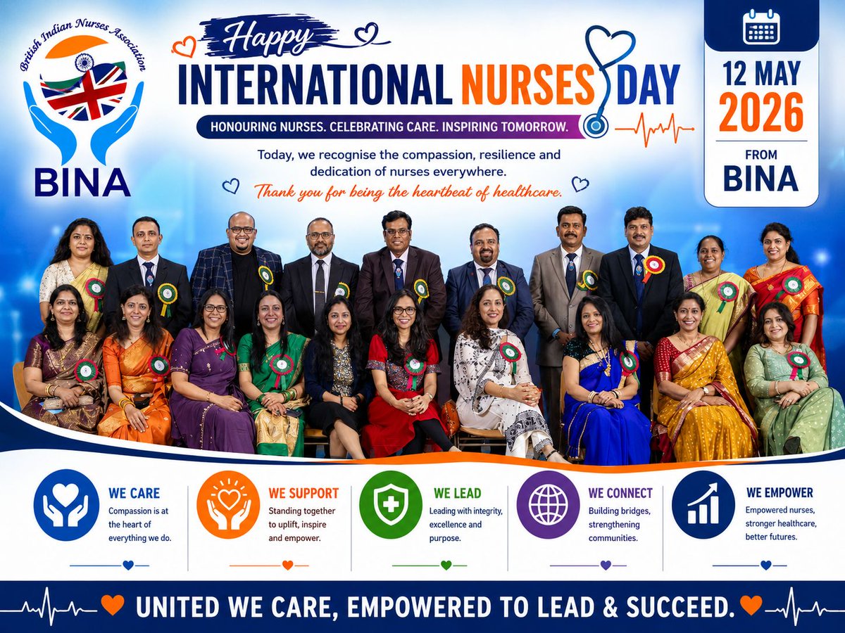 BINA (British Indian Nurses Association) tweet media