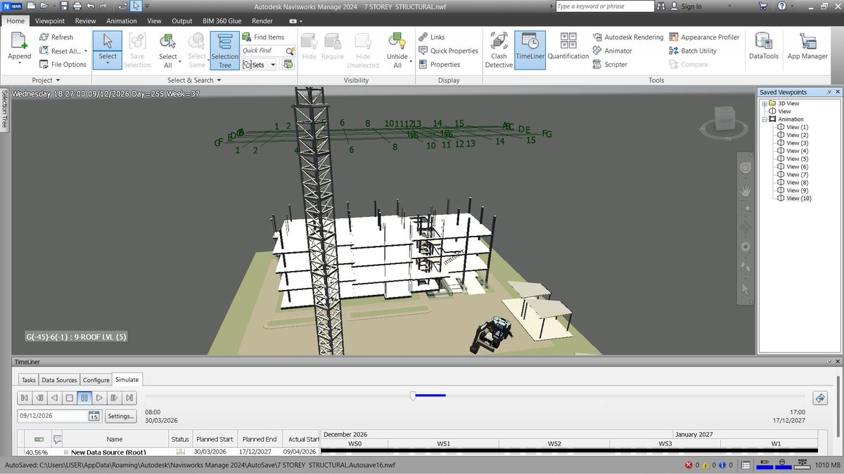 EMEDIONG_VIZ's tweet photo. 7-STOREY CONSTRUCTION SIMULATION USING MICROSOFT PROJECT, REVIT & NAVISWORKS
__________
COMBINING BIM AND SCHEDULING TO IMPROVE COORDINATION, PLANNING, AND EFFICIENCY IN MODERN CONSTRUCTION_____________
TOOLS
#Microsoftproject
#Autodeskrevit
#Autodesknaviswork
#Archviz
#Render https://t.co/VbpXSC5gq9