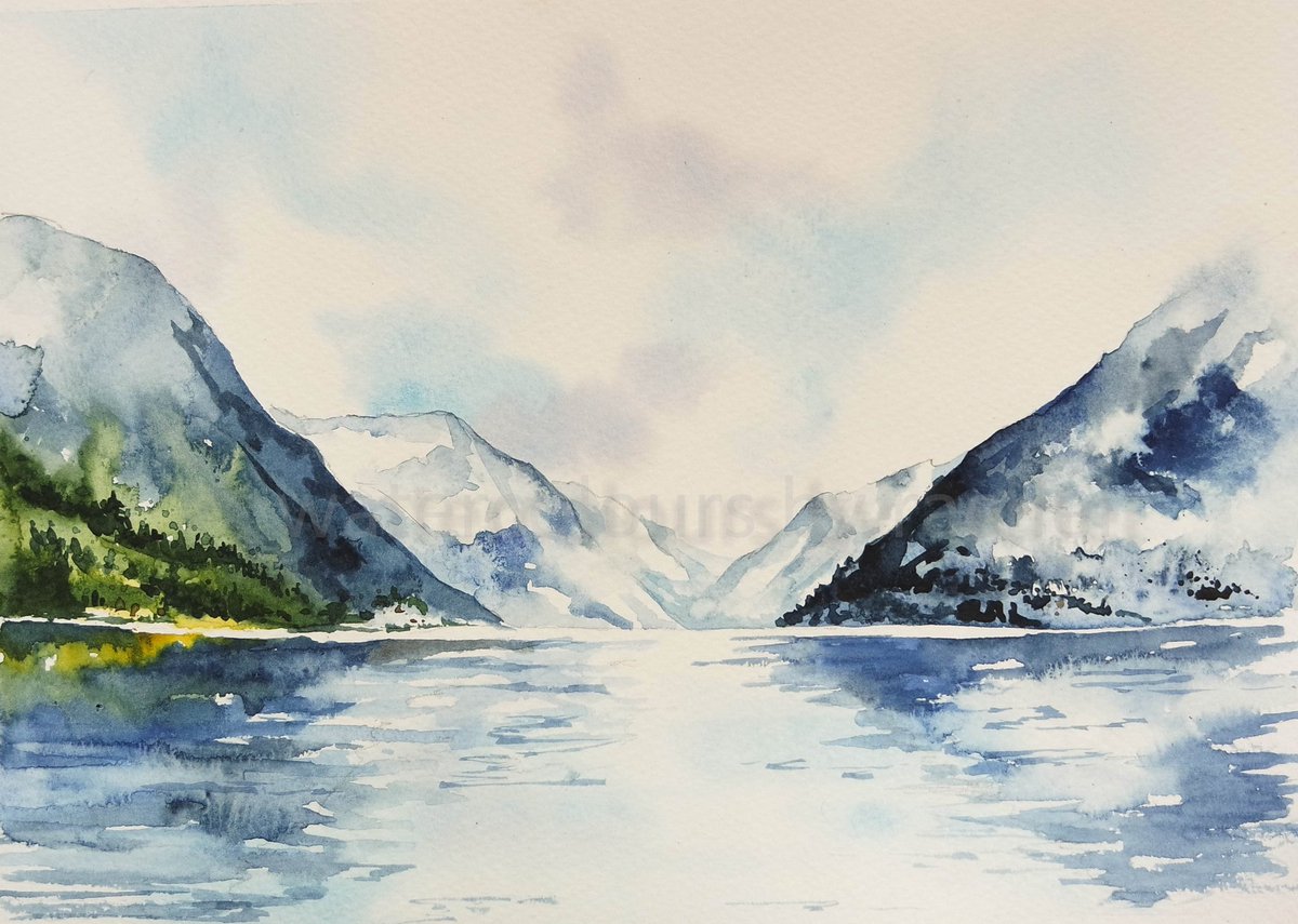 Elidanza's tweet photo. Final 3 Norway 🇳🇴 paintings all done on board ship 🚢 last week....
Happy Tuesday x
#watercolour #Fjords #Cruise #Norway #Painting https://t.co/hzNynGlhip