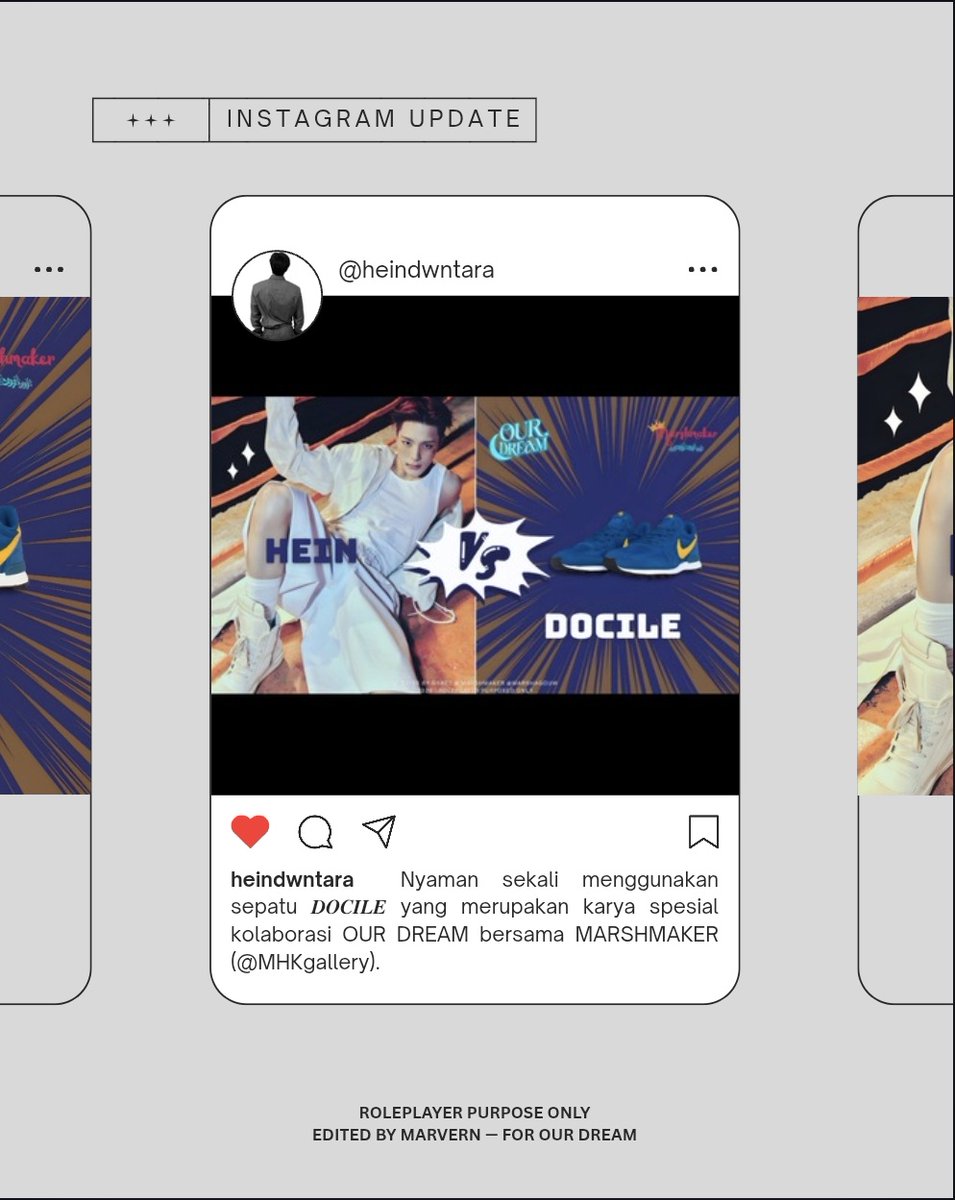 txntang's tweet photo. ⠀⠀⠀
𝗜𝗡𝗦𝗧𝗔𝗚𝗥𝗔𝗠 𝗨𝗣𝗗𝗔𝗧𝗘

@𝙝𝙚𝙞𝙣𝙙𝙬𝙣𝙩𝙖𝙧𝙖  Nyaman sekali menggunakan sepatu 𝑫𝑶𝑪𝑰𝑳𝑬 yang merupakan karya spesial kolaborasi OUR DREAM bersama MARSHMAKER (@MHKgallery).

[https://t.co/JpITLAWa6B]
⠀⠀⠀ https://t.co/8oClYtHfQc