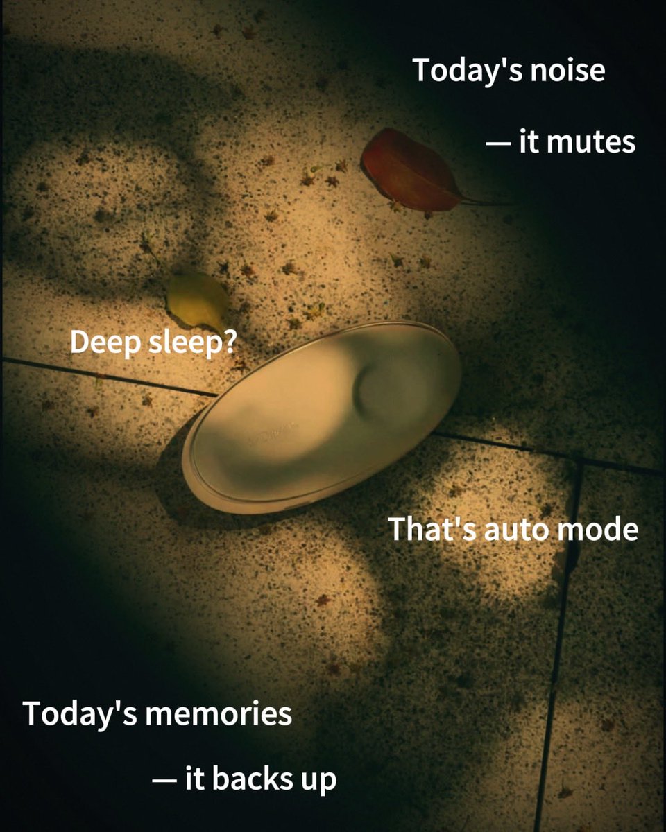 DNAi_Health's tweet photo. Today’s noise — it mutes.
Today’s memories — it backs up.
Deep sleep? That’s auto mode.

#deepsleep #mindreset #brainwaves #sleeptech #calmvibes https://t.co/zgOLd6qG1M