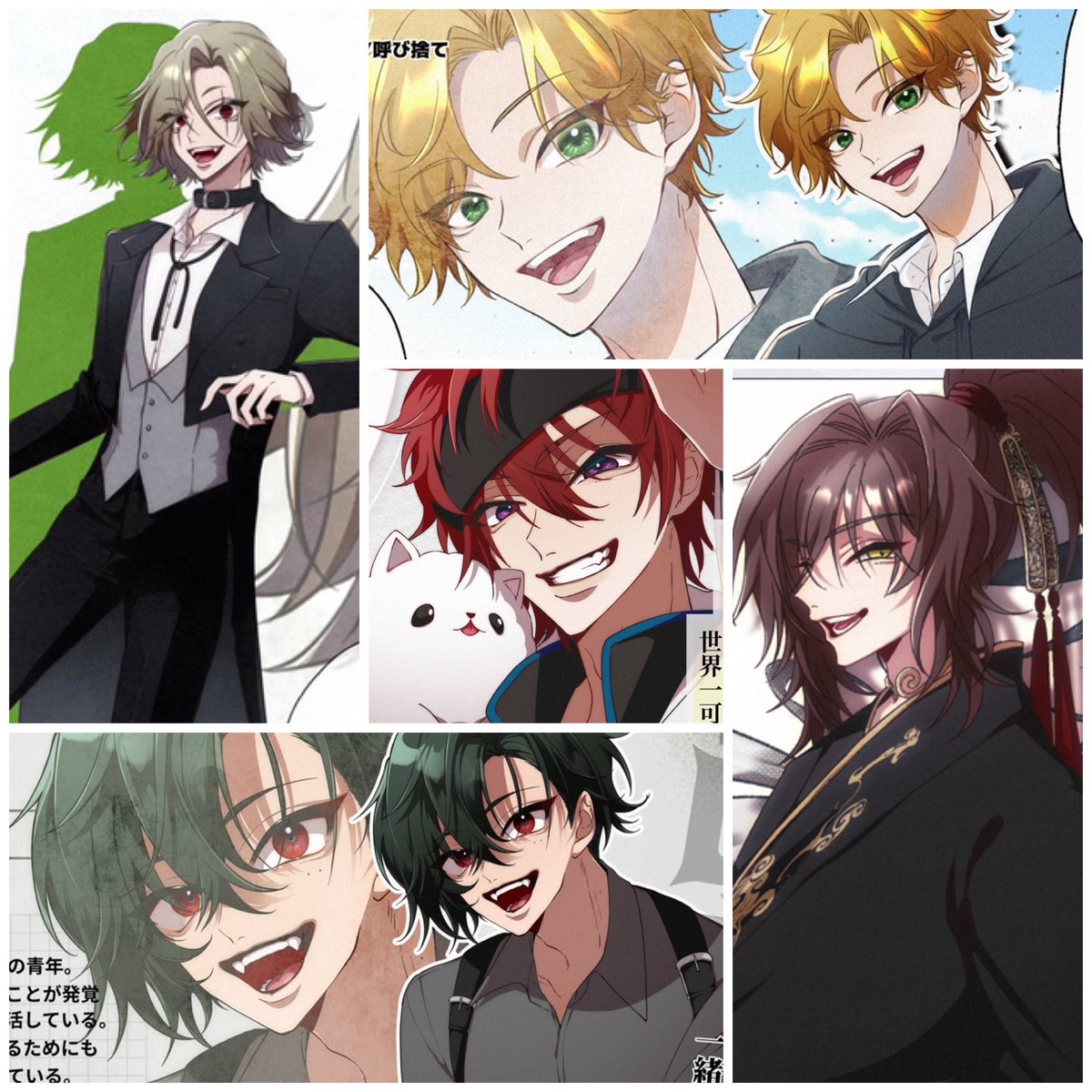 sousakuTL 土井宅の犬系男子と猫系男子これ ⬅️🐶 🐱➡️