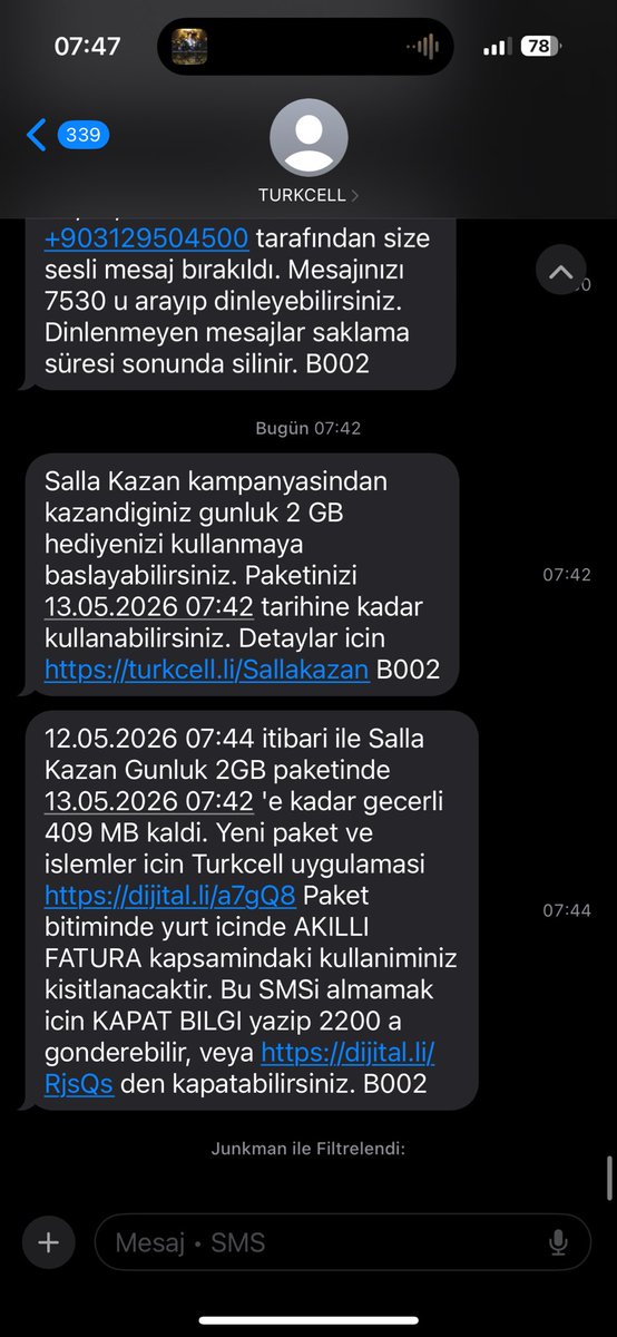 dagrido's tweet photo. 5G Turkcell dediniz dediniz yalnızca 2 dakika içerisinde 1.5 GB kullanılmış gerçekten şaka gibi imkanı yok yani böyle şeyin, sadece müzik dinlerken bu kadar gitmesi hiç normal değil lütfen yardımcı olun. #Turkcell @Turkcell https://t.co/N0wWx6zW4f